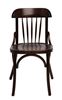 Стул венский Линц твердый (темный тон)