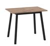 Cтол раздвижной ТИРК Радиал-94 (Дуб велингтон/черный) 94(126)х64