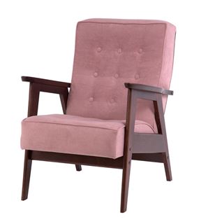 Кресло РЕТРО (темный тон / RS 12 - розовый)