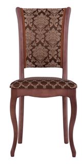 Стул С6 стул (тон 317 т. коричневый/ткань андрис шоколад комби)