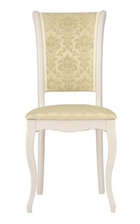 Стул С6 стул (тон 308 слоновая кость/ткань андрис бежевый комби)