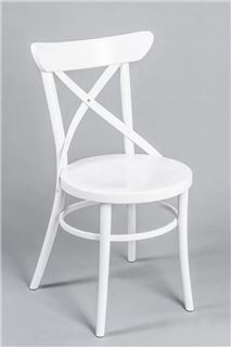Стул венский Терра (белый) жесткое сиденье