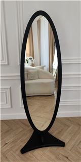 Зеркало напольное "Версаль" (черный матовый)