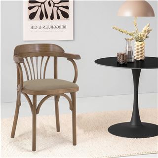 Стул Венский мягкий (дуб медовый, ткань М08)