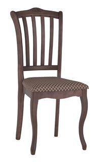 Стул Ланна С7а (тон 317 т. коричневый/ткань Вивальди ромб 05)